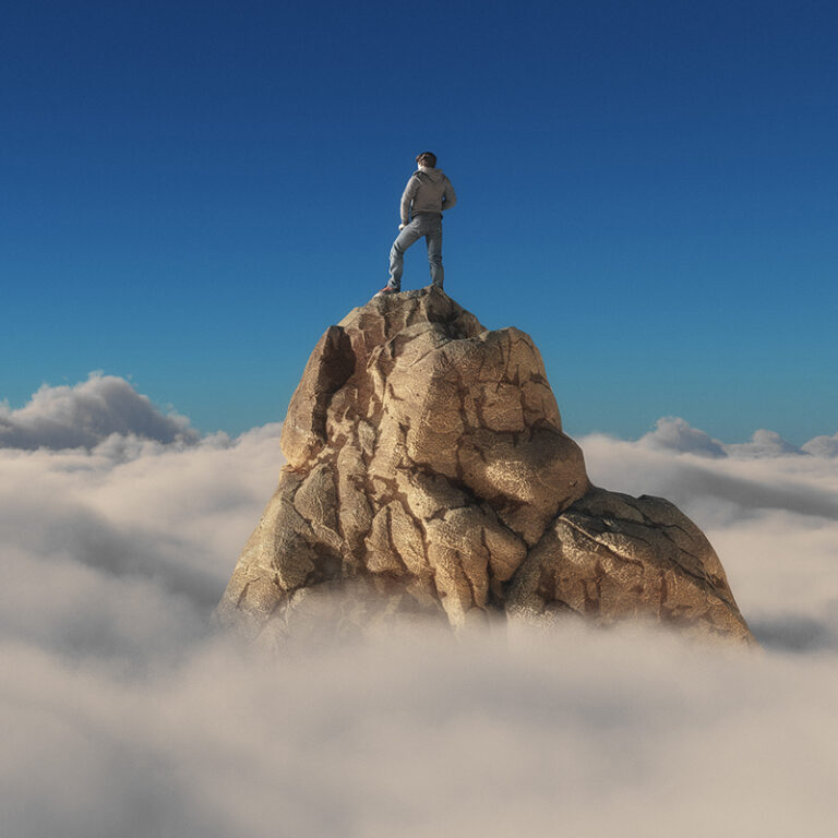 amanstandingonastonecliffovertheclouds