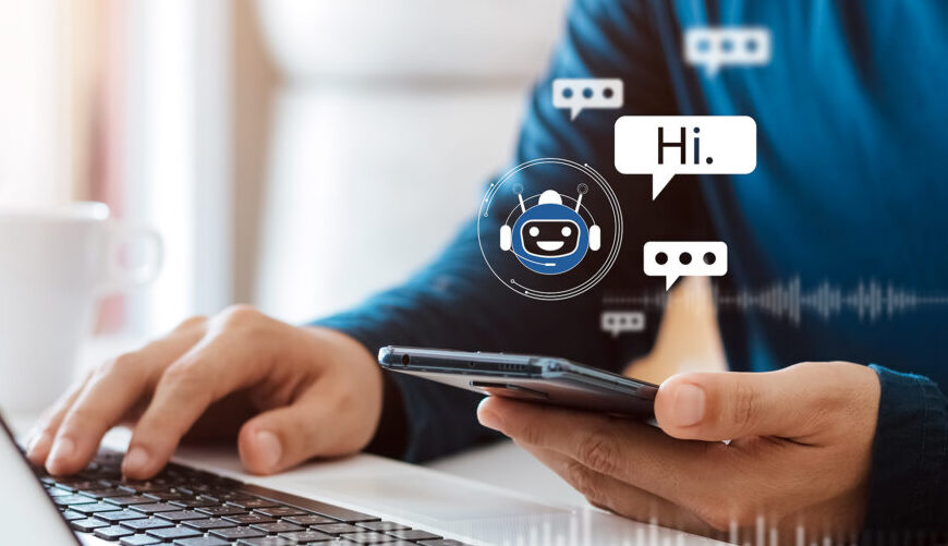Ai,Chatbot,Intelligent,Digital,Customer,Service,Application,Concept,,Computer,Mobile